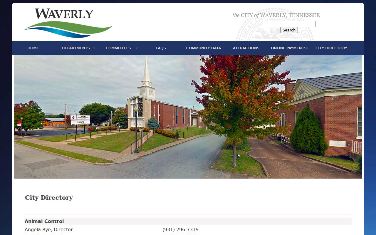 Waverly court docket City Hall and municipal court contact information